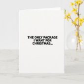 Naughty Christmas Package Card カード (黄色い花)