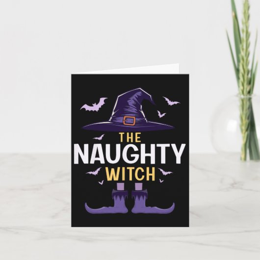 Naughty Halloween Witch Group Matching Costume  カード (正面)
