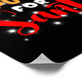 Naughty I Always Put Out For Santa Xmas Cookies T ポスター (角)