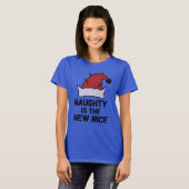 Naughty Is The New Nice, Christmas Rebel Elf Tシャツ (正面フル)