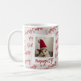 Naughty list cat  コーヒーマグカップ