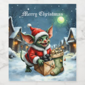 Naughty List Delivery: The Goblin Clause Chronicle ワインラベル (シングルラベル)