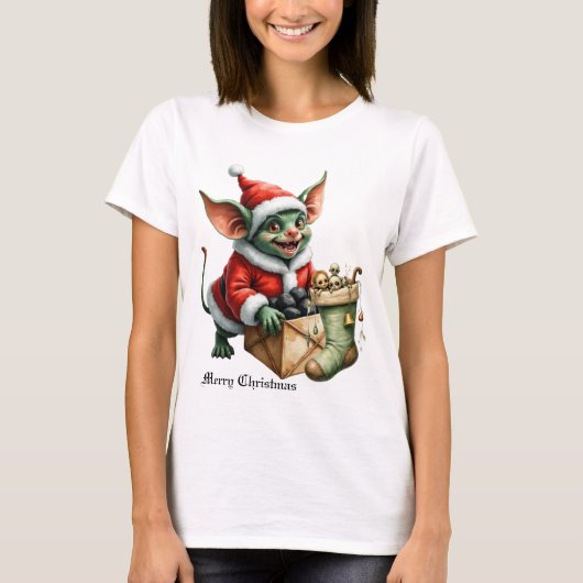 Naughty List Delivery: The Goblin Clause Chronicle Tシャツ (正面)