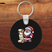 Naughty List Kids Who Say 67 Funny Meme 6 7 Christ キーホルダー (正面)