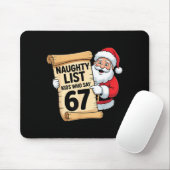 Naughty List Kids Who Say 67 Funny Meme Christmas  マウスパッド (マウス)