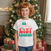 Naughty List Legend – Funny Personalized Christmas Tシャツ