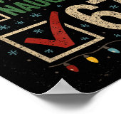 Naughty Nice 67 Christmas Humor  ポスター (角)