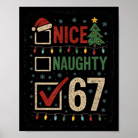 Naughty Nice 67 Christmas Humor  ポスター (正面)