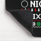 Naughty Nice 6-7 Funny Brainrot Meme Ugly Xmas Six マウスパッド (コーナー)