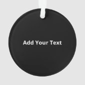 Naughty Nice Jewish Santa Christmas  オーナメント (裏面)