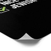 Naughty Nice Jewish Santa Christmas   ポスター (角)