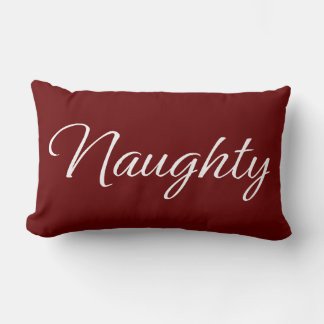 naughty nice pillow ランバークッション