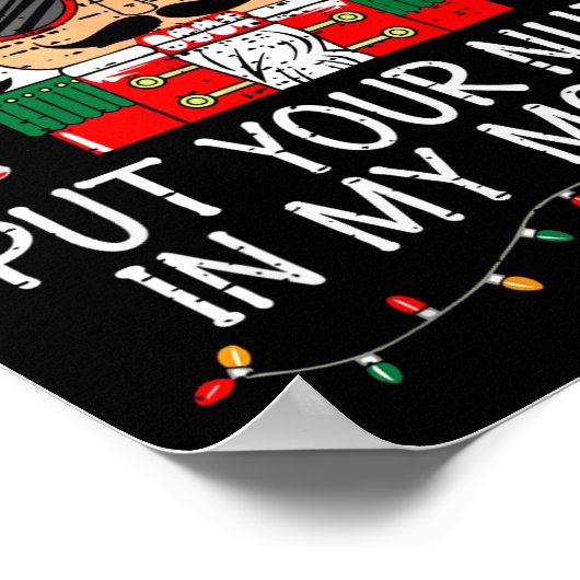 Naughty Nutcracker Put Your Nuts In My Mouth Chris ポスター (角)