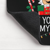 Naughty Nutcracker Put Your Nuts In My Mouth Chris マウスパッド (コーナー)