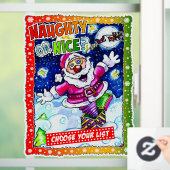 Naughty or nice, choose your list ウィンドウサイン (ホーム)