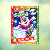 Naughty or nice, choose your list ウィンドウサイン (シート3)