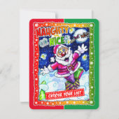 Naughty or nice, choose your list カード (正面)