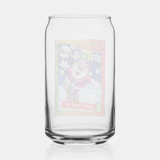 Naughty or nice, choose your list ガラス缶 (裏面)