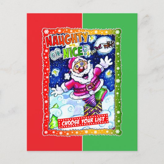Naughty or nice, choose your list チラシ (正面)