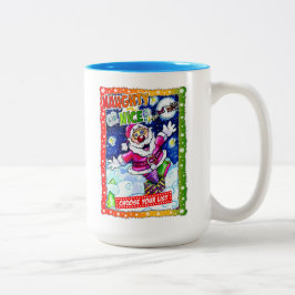 Naughty or nice, choose your list ツートーンマグカップ