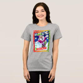 Naughty or nice, choose your list トライブレンドＴシャツ