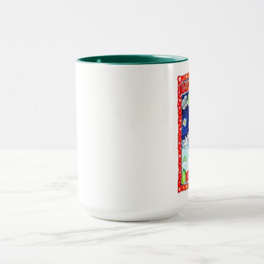 Naughty or nice, choose your list マグカップ (中央)