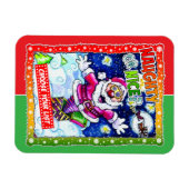 Naughty or nice, choose your list マグネット (横)