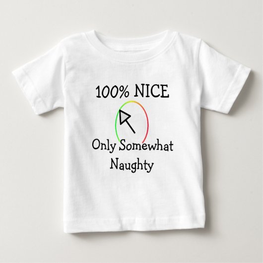Naughty Or Nice T-Shirt ベビーTシャツ (正面)