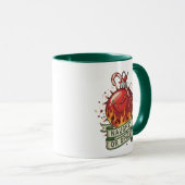 Naughty or Spicy Design Mug マグカップ (正面右)