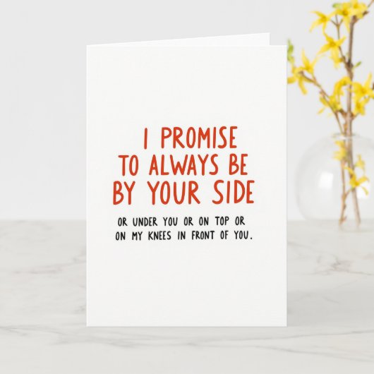 Naughty Promise Love Card カード (黄色い花)