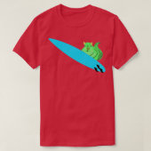Naughty Squirrel 605 Surfing Tシャツ (デザイン正面)