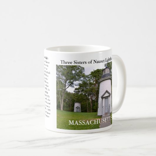 Nausetの灯台マグの3人の姉妹 コーヒーマグカップ (正面右)