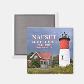 Nauset Light, Cape Cod, Massachusetts Magnet マグネット (正面/裏面)