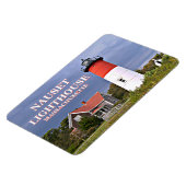 Nauset Light house, Cape Cod Mass Flexi Magnet マグネット (左側)