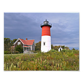 Nauset Light house, Cape Cod Massachusetts写真 フォトプリント
