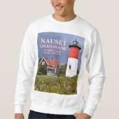 Nauset Light house, Cape Cod Massachusetts スウェットシャツ (正面)