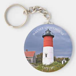 Nauset Light house, Cape Cod Massachusetts Key Rin キーホルダー