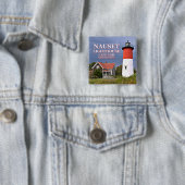 Nauset Light house, Cape Cod Massachusetts Pin 缶バッジ (インサイチュ)