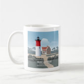 Nauset Lighthouse コーヒーマグカップ (左)