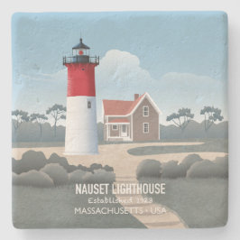 Nauset Lighthouse ストーンコースター