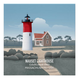 Nauset Lighthouse ポスター