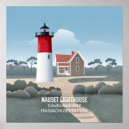 Nauset Lighthouse ポスター