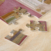 nautchのMughal若い皇帝ムハマドShah ジグソーパズル (側面)