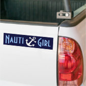 Nautiの女の子 バンパーステッカー (トラック上)