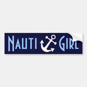 Nautiの女の子 バンパーステッカー