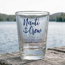 Nauti Crew アンカー 海のテーマのバチェラー・パーティー ショットグラス