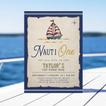 Nauti One セイルボート 1歳の誕生日パーティー