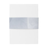 #Nauticalフォーマルミュートされた青い水の色結婚の 招待状ベリーバンド (裏面例)