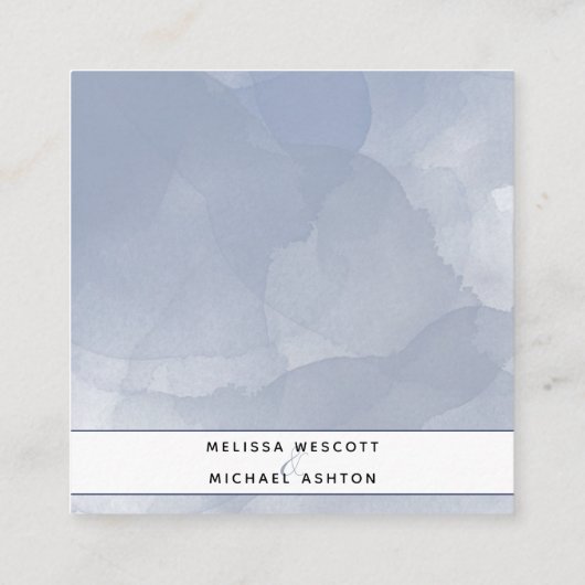 #Nauticalブルーウォーターカラーイベント結婚ズWebサイト エンクロージャーカード (裏面)