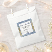 #Nauticalブルー&金ゴールド#Anchorイベント#Wedding フェイバーバッグ (クリップ留めされた状態)
